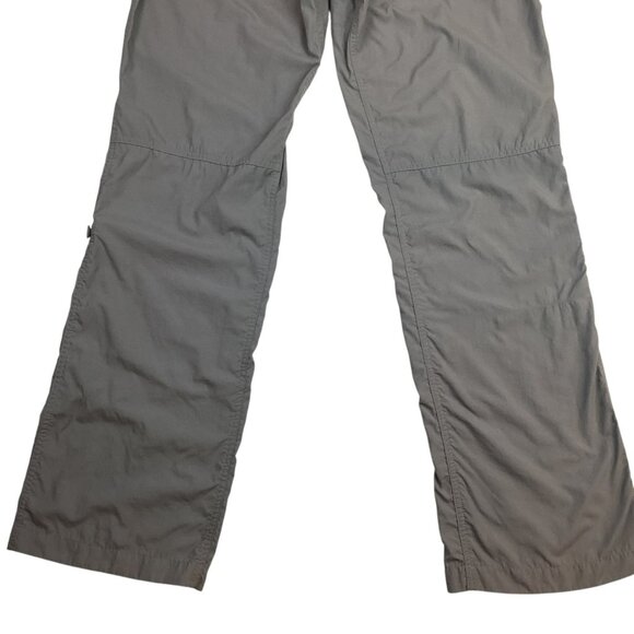 North Face Womens 6 Convertible Hiking Cargo Pants Gray Nylon Zip Off Legs - Picture 8 of 15